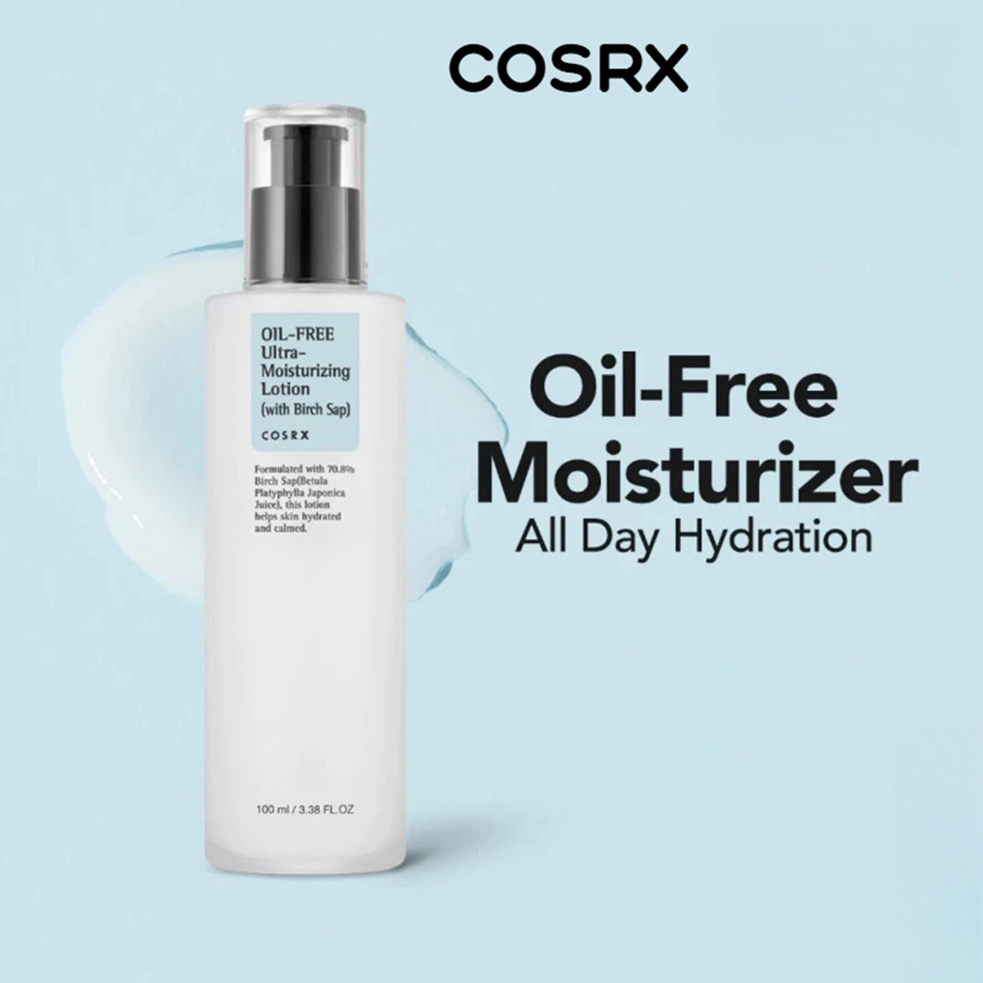 COSRX -Oil-Free Ultra Moisturizing Lotion 100ml - Image 2
