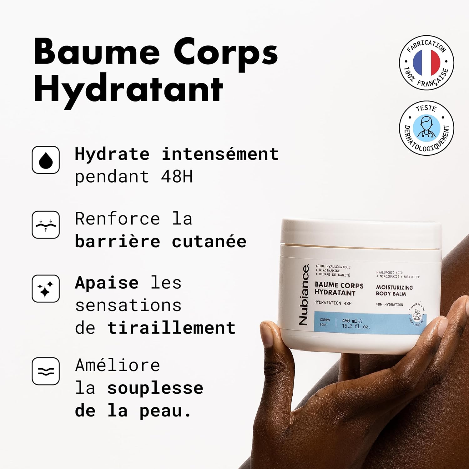 Nubiance Moisturizing Body Balm 450ml - Image 5