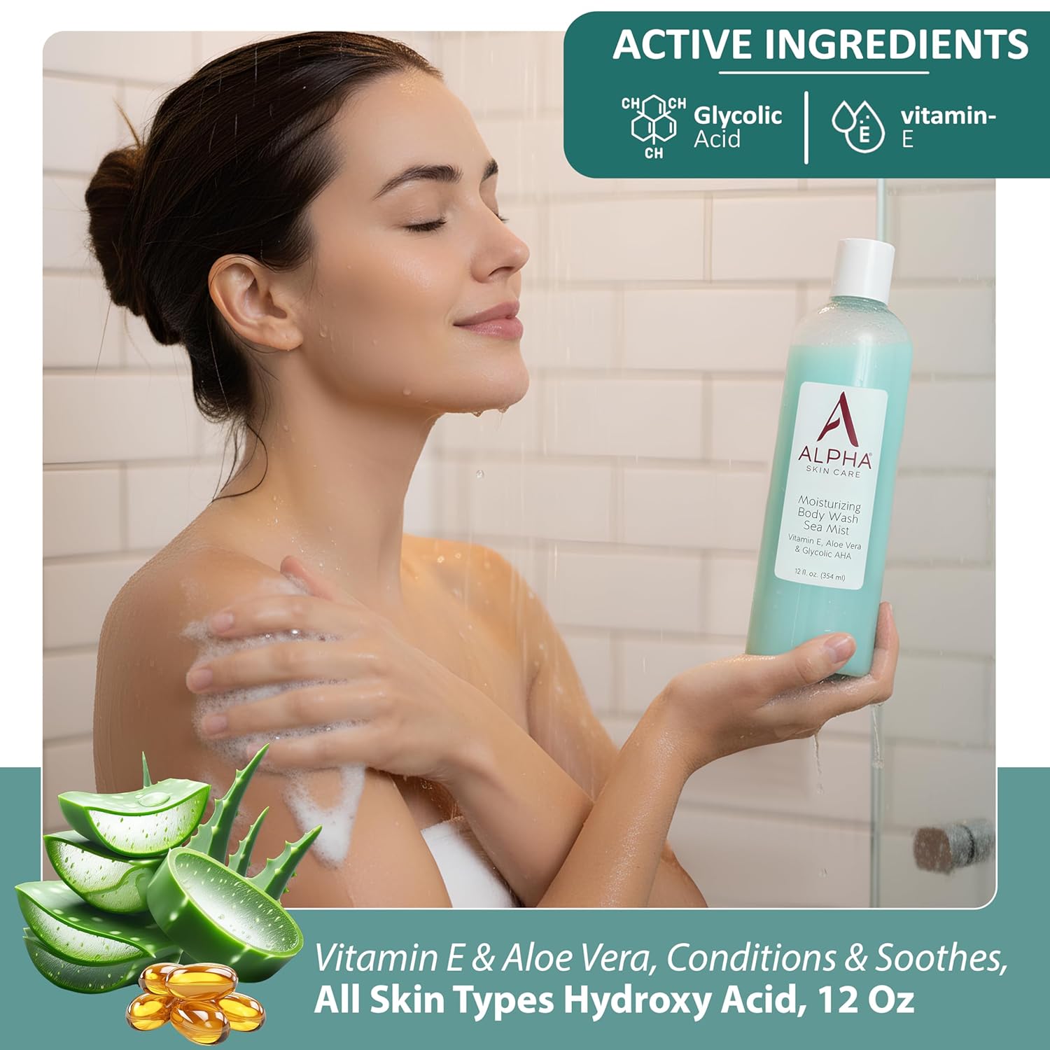 Alpha Skin Care Glycolic acid Body Wash - Image 3