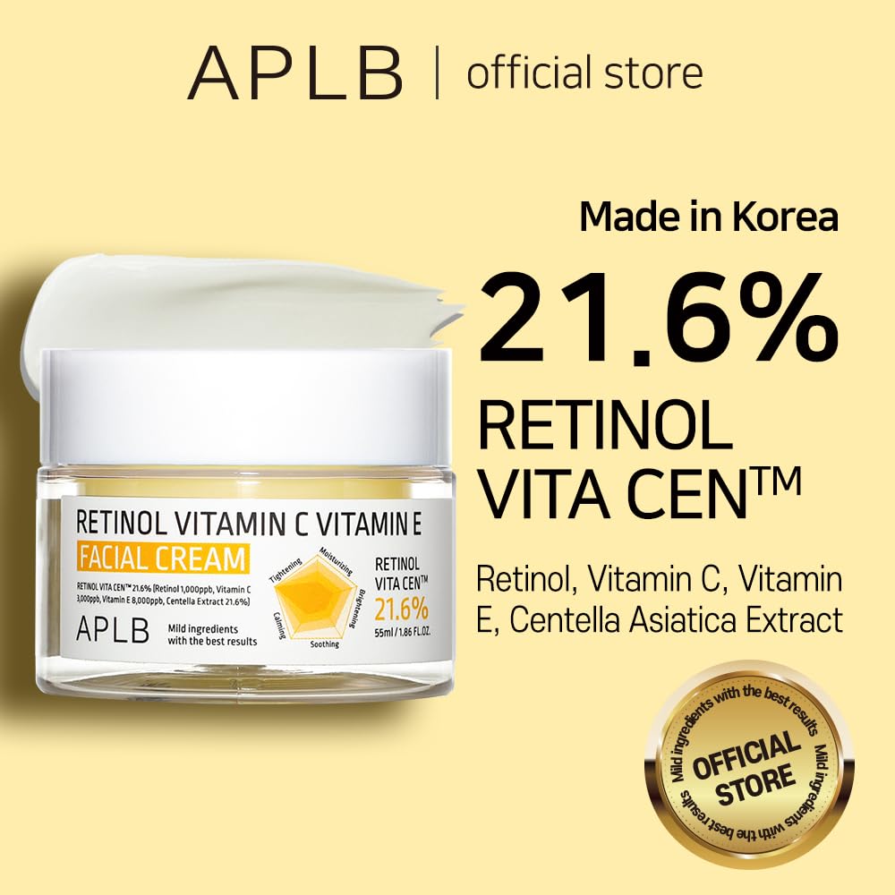 APLB Retinol Vitamin C Vitamin E Facial moisturizer Cream, 55ml - Image 2