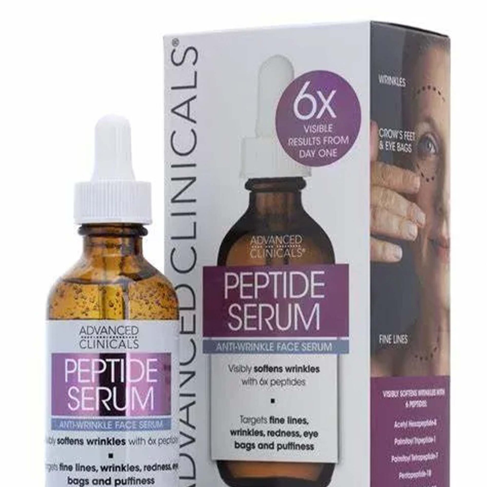 Advanced Clinicals Peptide Serum 1.75oz - Image 2
