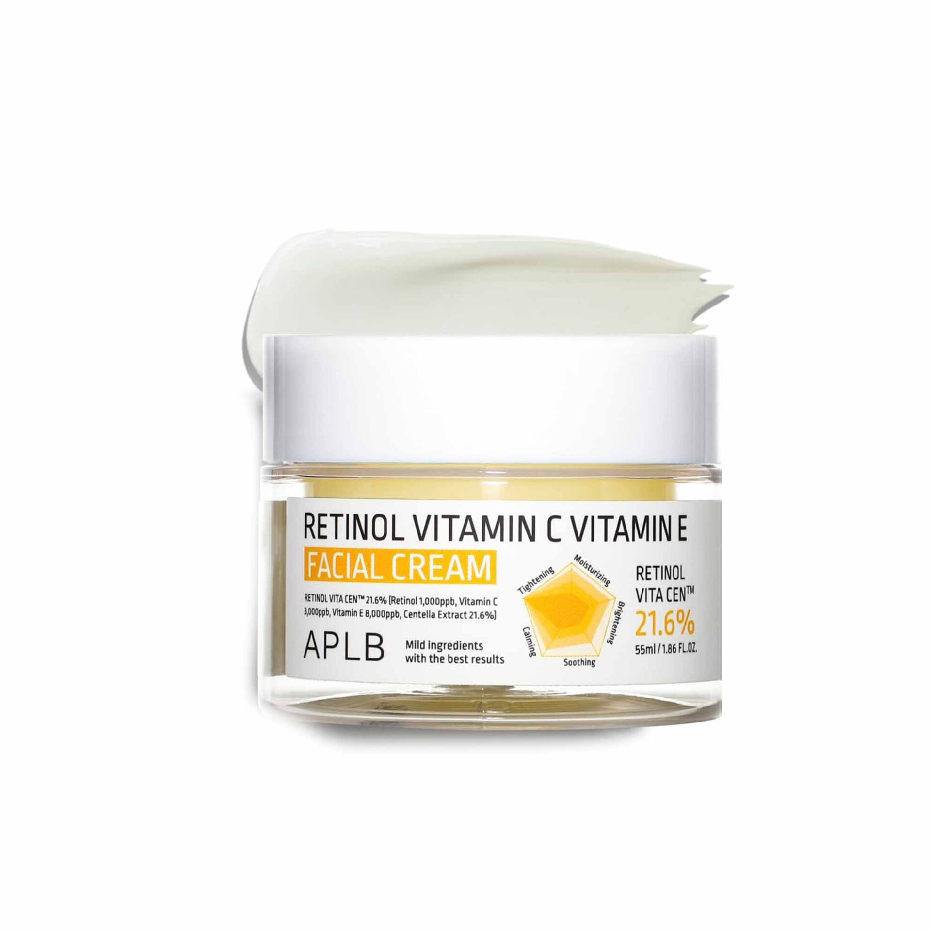 APLB Retinol Vitamin C Vitamin E Facial moisturizer Cream, 55ml