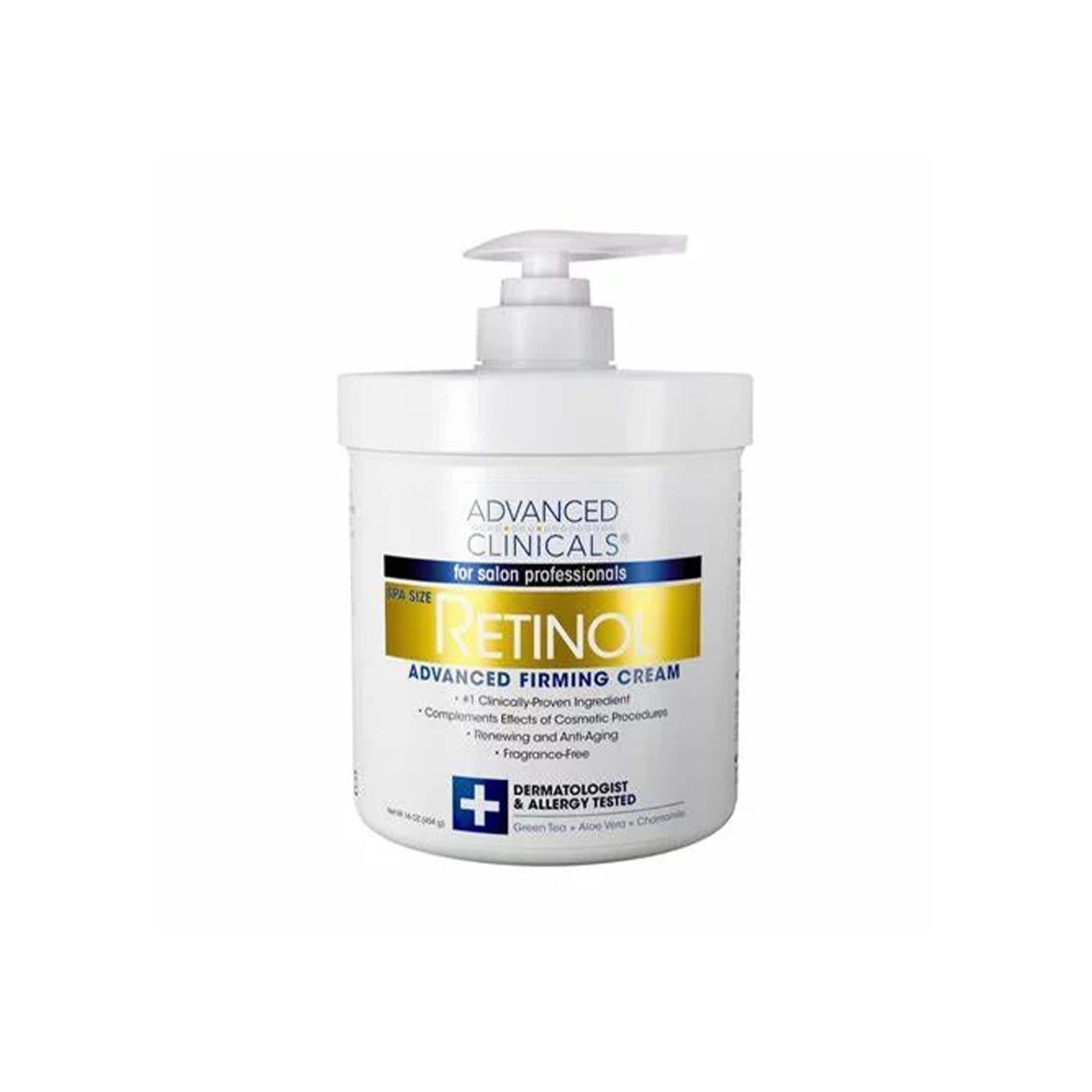 Advanced Clinicals Retinol Firming Cream 454g