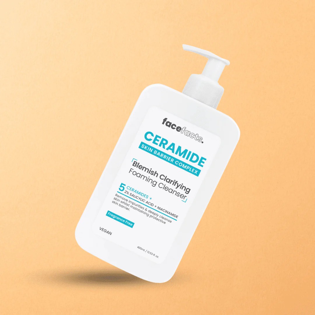 Facefacts Ceramide Blemish Clarifying Foaming Cleanser 400ml - Image 2