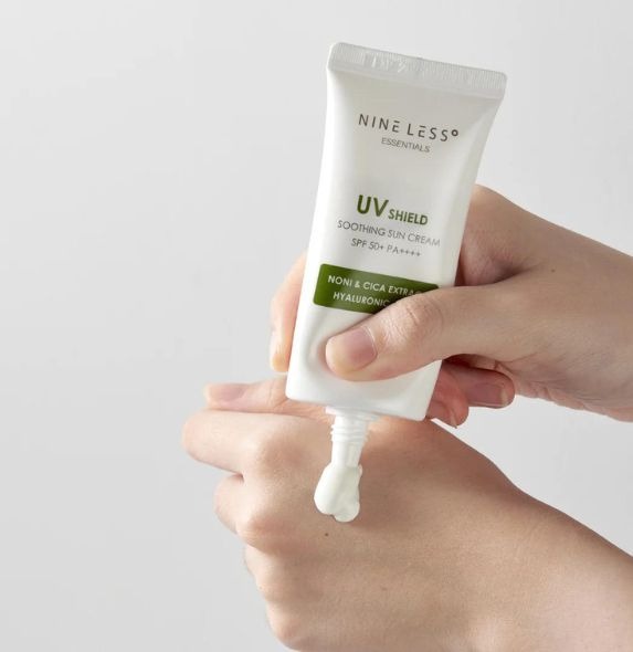 NineLess Essentials UV Shield Soothing Sun Cream SPF 50 β 50g - Image 3