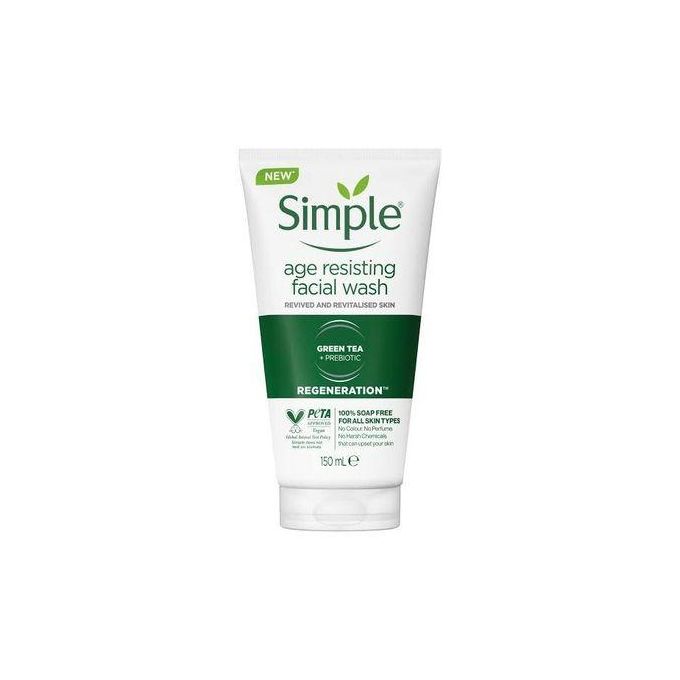 Simple Regeneration Age Resisting Facial Wash 150ml (New Look)
