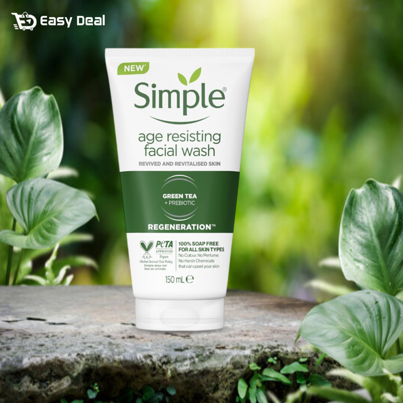 Simple Regeneration Age Resisting Facial Wash 150ml (New Look) - Image 2