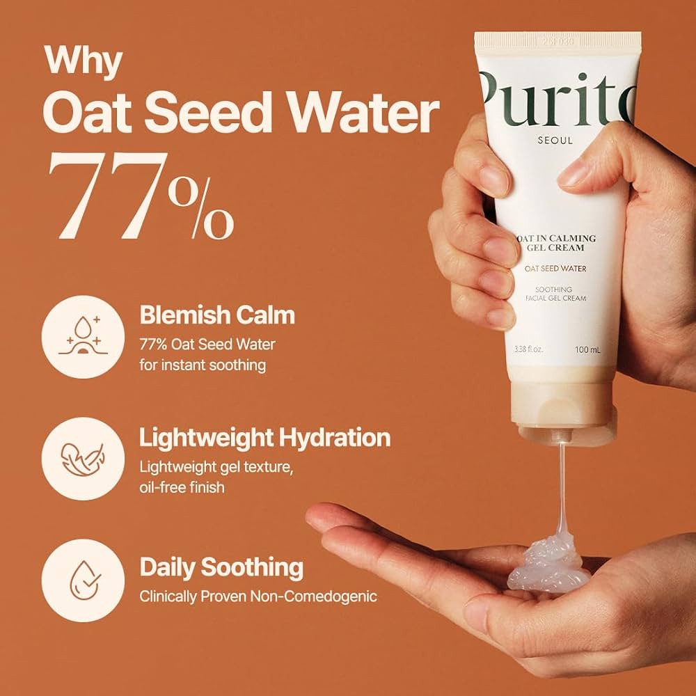 PURITO Oat Calming Gel Cream for Sensitive Skin - Image 3