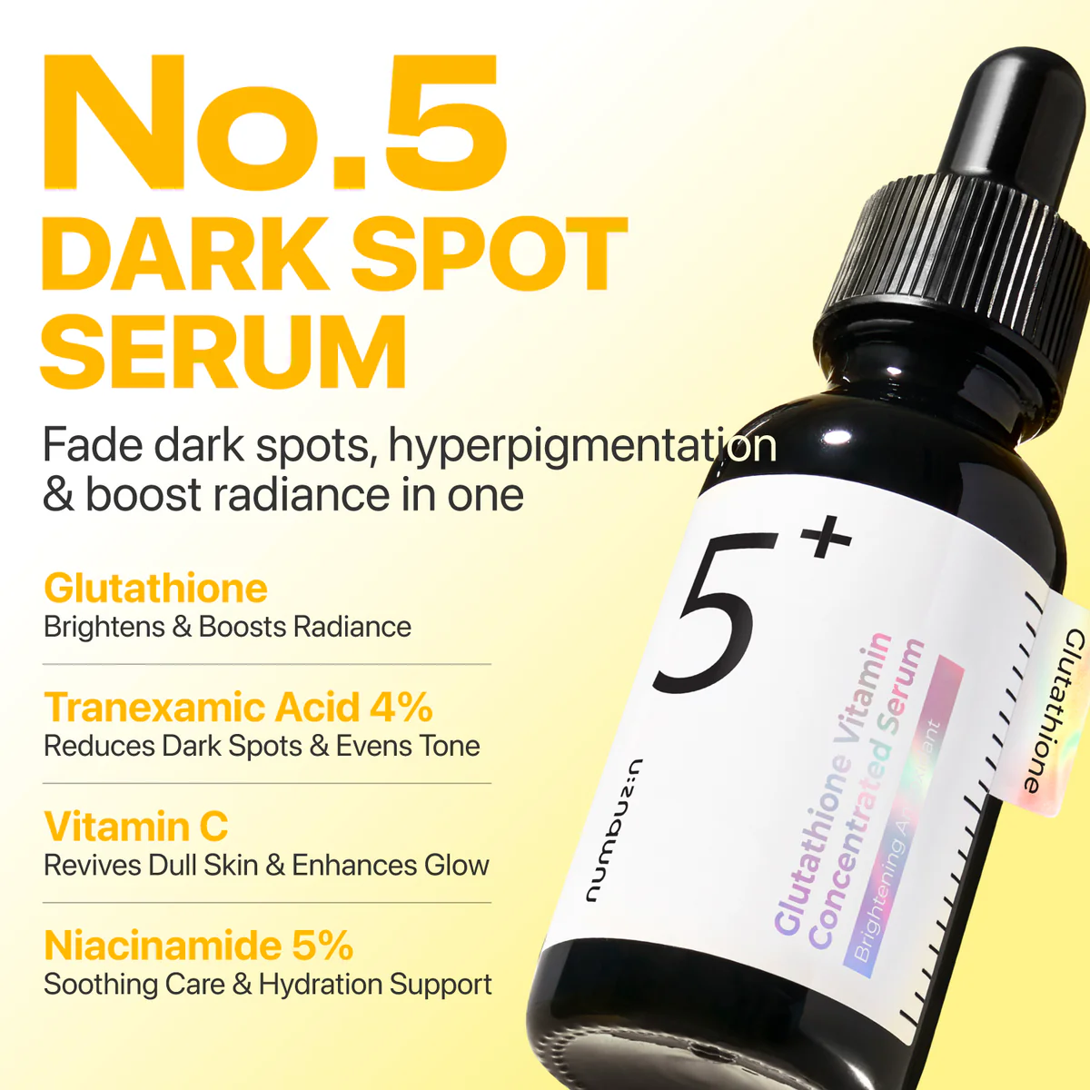 No.5+ Glutathione Vitamin Concentrated Serum - Image 2