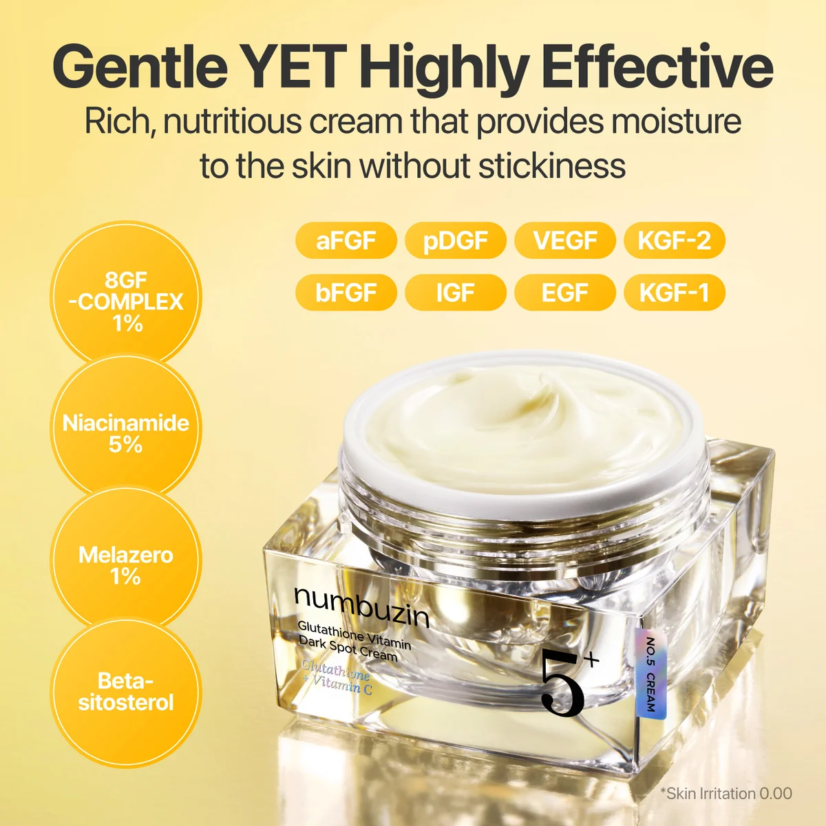 No.5+ Glutathione Vitamin Dark Spot Cream - Image 4