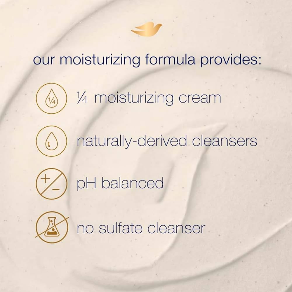 Dove Scrub Crushed Almond & Mango Butter For Silky Smooth Skin Body Scrub Exfoliates & Restores Skin's Natural Nutrients 10.5 oz - Image 7