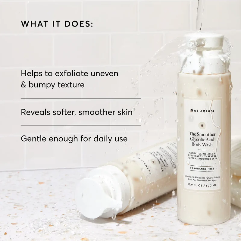 Naturium the Smoother Glycolic Acid Exfoliating Body Wash - Image 3