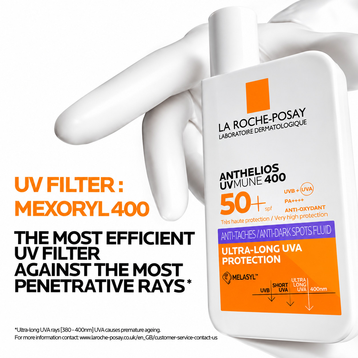La Roche Posay Anthelios UVMUNE Anti Dark Spot Fluid SPF50+ - Image 2