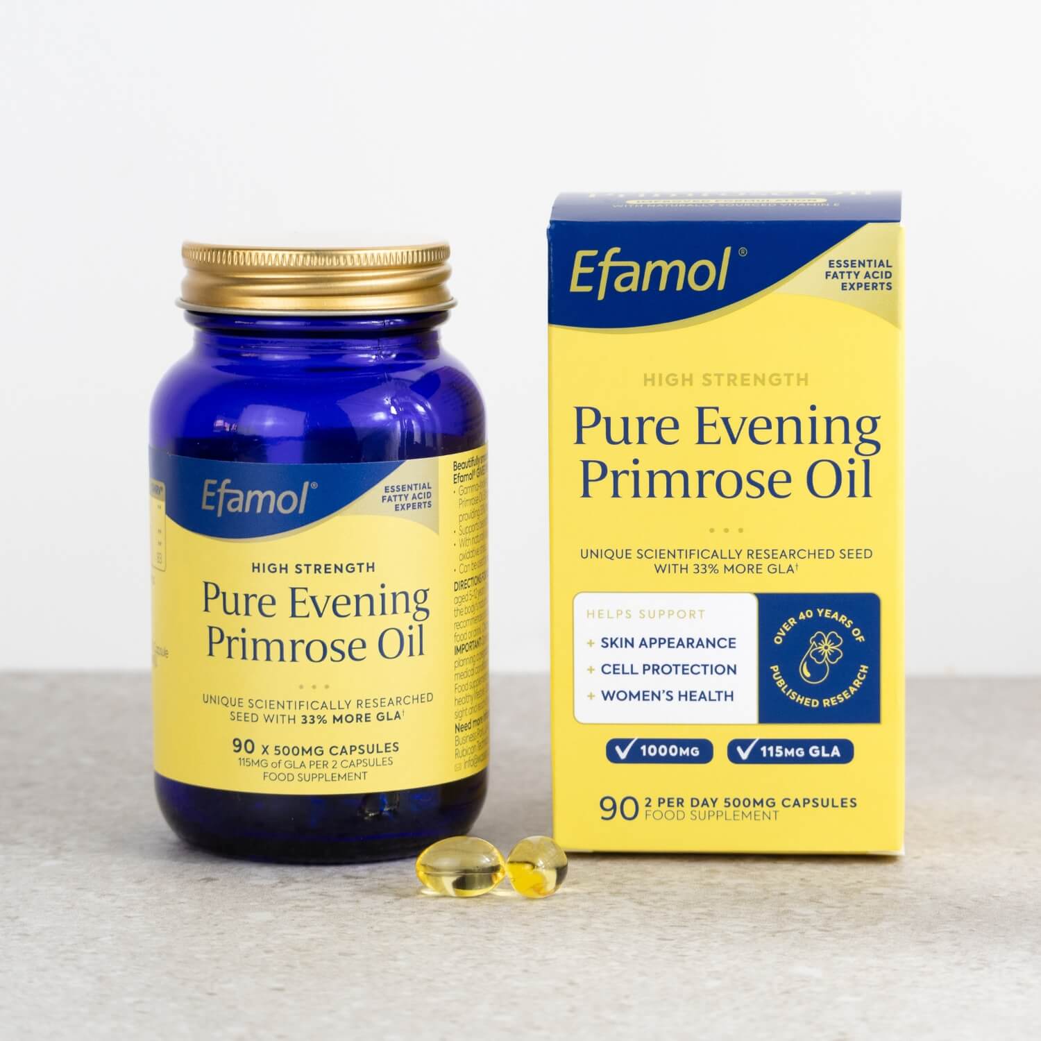 Efamol HIGH STRENGTH PURE EVENING PRIMROSE OIL 1000MG X30CAPS - Image 2